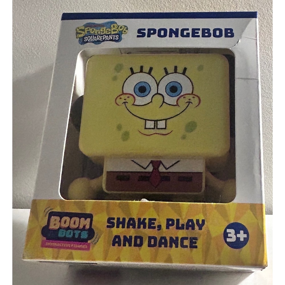 Nickelodeon Boom Bots SpongeBob SquarePants Interactive Figure SBBB100S NIB